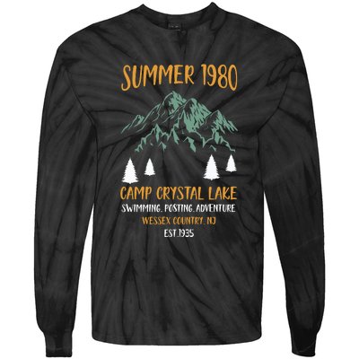 Camp Crystal Lake Tie-Dye Long Sleeve Shirt