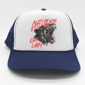 Childless Cat Lady Childless Cat Lady Kamala 2024 Trucker Hat