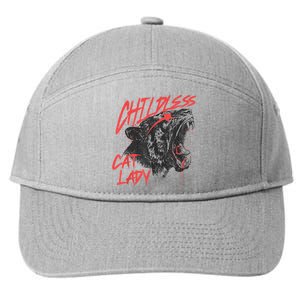 Childless Cat Lady Childless Cat Lady Kamala 2024 7-Panel Snapback Hat