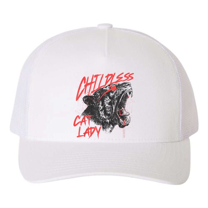 Childless Cat Lady Childless Cat Lady Kamala 2024 Yupoong Adult 5-Panel Trucker Hat