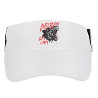 Childless Cat Lady Childless Cat Lady Kamala 2024 Adult Drive Performance Visor