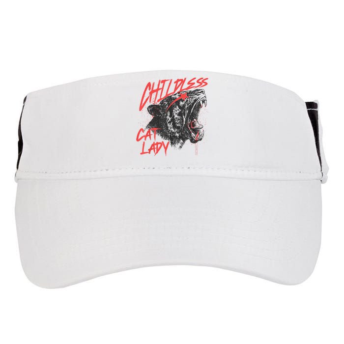 Childless Cat Lady Childless Cat Lady Kamala 2024 Adult Drive Performance Visor