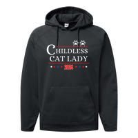 Childless Cat Lady 2024 Performance Fleece Hoodie