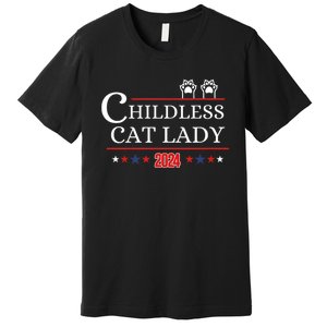 Childless Cat Lady 2024 Premium T-Shirt