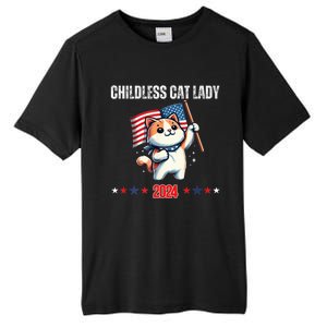 Childless Cat Lady Childless Cat Lady Kamala 2024 Tall Fusion ChromaSoft Performance T-Shirt