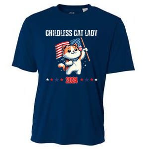 Childless Cat Lady Childless Cat Lady Kamala 2024 Cooling Performance Crew T-Shirt