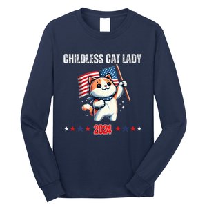 Childless Cat Lady Childless Cat Lady Kamala 2024 Long Sleeve Shirt