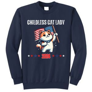 Childless Cat Lady Childless Cat Lady Kamala 2024 Sweatshirt