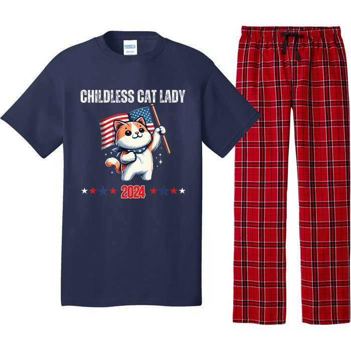 Childless Cat Lady Childless Cat Lady Kamala 2024 Pajama Set