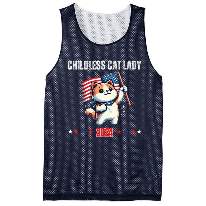 Childless Cat Lady Childless Cat Lady Kamala 2024 Mesh Reversible Basketball Jersey Tank