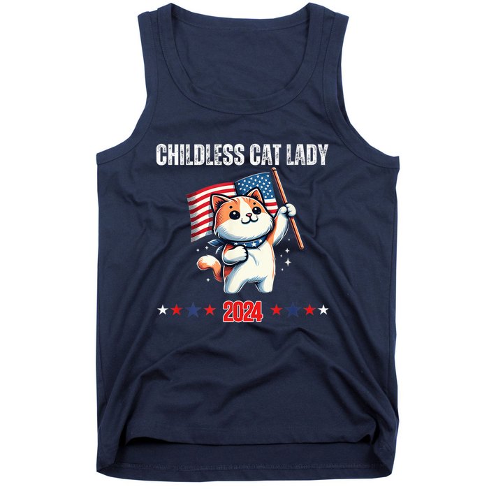 Childless Cat Lady Childless Cat Lady Kamala 2024 Tank Top