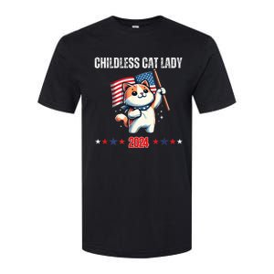 Childless Cat Lady Childless Cat Lady Kamala 2024 Softstyle CVC T-Shirt