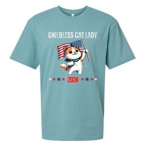 Childless Cat Lady Childless Cat Lady Kamala 2024 Sueded Cloud Jersey T-Shirt