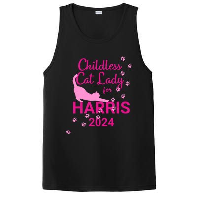 Childless Cat Lady For Harris 2024 PosiCharge Competitor Tank