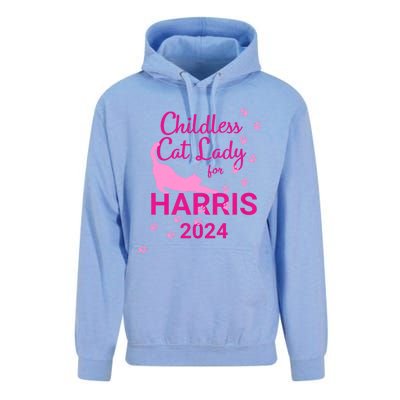 Childless Cat Lady For Harris 2024 Unisex Surf Hoodie