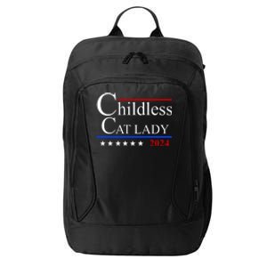 Childless Cat Lady 2024 Funny Kamala Harris City Backpack