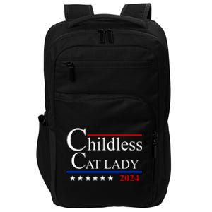 Childless Cat Lady 2024 Funny Kamala Harris Impact Tech Backpack