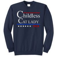 Childless Cat Lady 2024 Funny Kamala Harris Sweatshirt