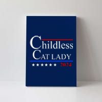 Childless Cat Lady 2024 Funny Kamala Harris Canvas