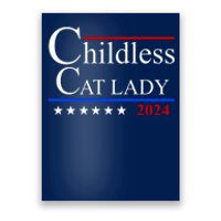 Childless Cat Lady 2024 Funny Kamala Harris Poster