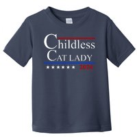 Childless Cat Lady 2024 Funny Kamala Harris Toddler T-Shirt