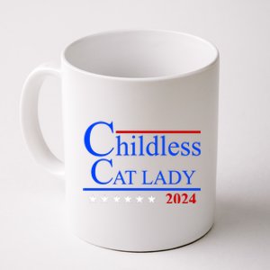 Childless Cat Lady 2024 Funny Kamala Harris Coffee Mug