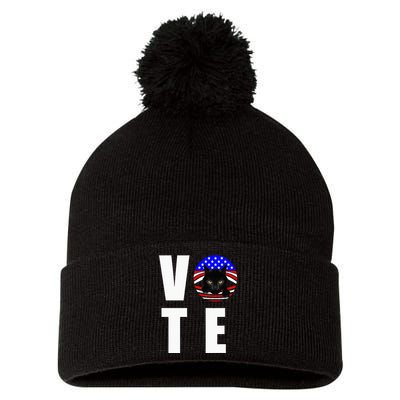 Childless Cat Ladies Vote Retro Pom Pom 12in Knit Beanie