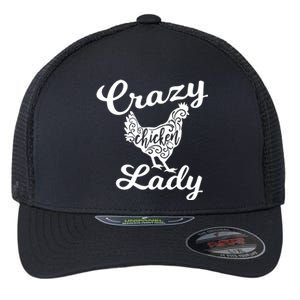 Crazy Chicken Lady Flexfit Unipanel Trucker Cap