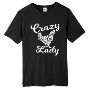 Crazy Chicken Lady Tall Fusion ChromaSoft Performance T-Shirt