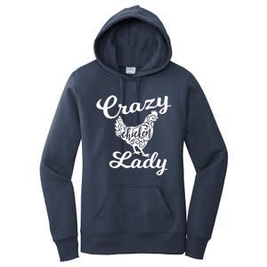 Crazy Chicken Lady Women's Pullover Hoodie