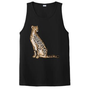 Cute Cheetah Lover Illustration Wild Cat Love Gift PosiCharge Competitor Tank