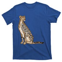 Cute Cheetah Lover Illustration Wild Cat Love Gift T-Shirt