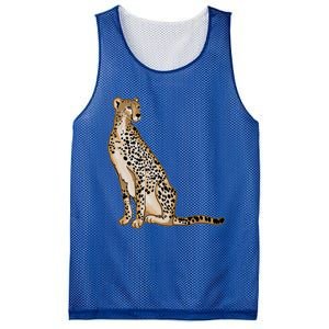 Cute Cheetah Lover Illustration Wild Cat Love Gift Mesh Reversible Basketball Jersey Tank