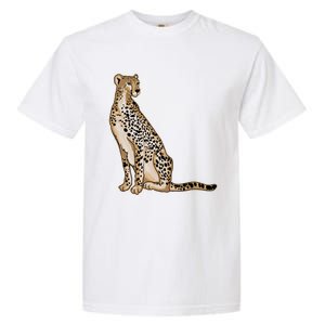 Cute Cheetah Lover Illustration Wild Cat Love Gift Garment-Dyed Heavyweight T-Shirt