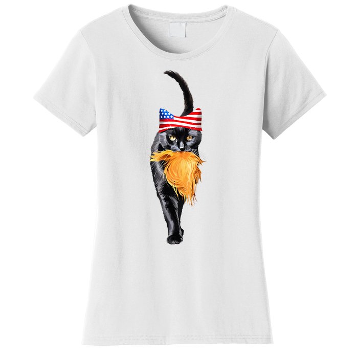 Childless Cat Lady With Trump Hair Vote Kamala Women's T-Shirt