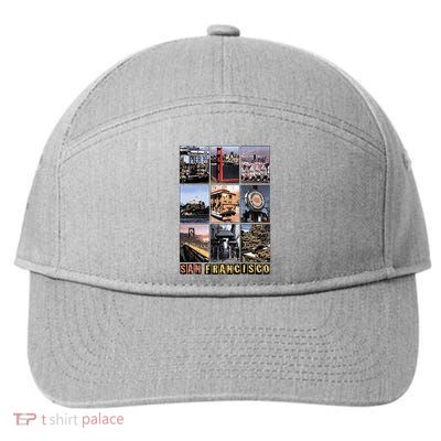 California Cali Life Los Angeles San Francisco 7-Panel Snapback Hat