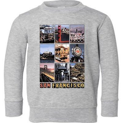 California Cali Life Los Angeles San Francisco Toddler Sweatshirt