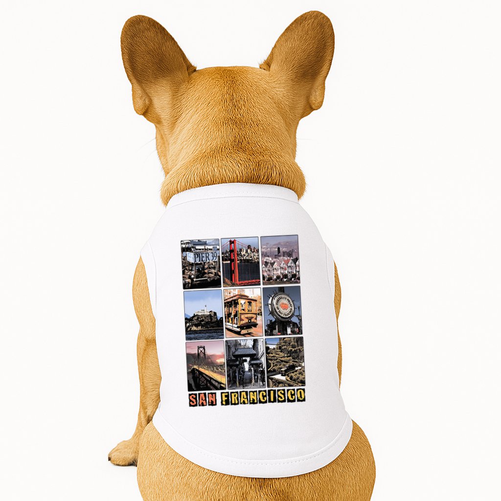 California Cali Life Los Angeles San Francisco Doggie Tank