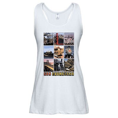California Cali Life Los Angeles San Francisco Ladies Essential Flowy Tank