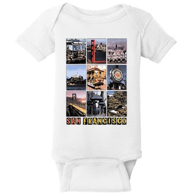 California Cali Life Los Angeles San Francisco Baby Bodysuit