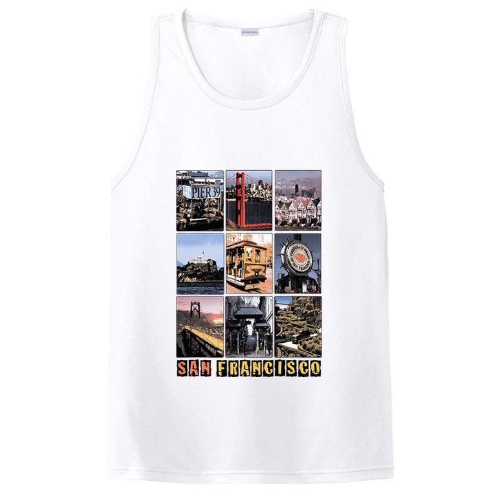 California Cali Life Los Angeles San Francisco PosiCharge Competitor Tank