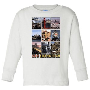 California Cali Life Los Angeles San Francisco Toddler Long Sleeve Shirt