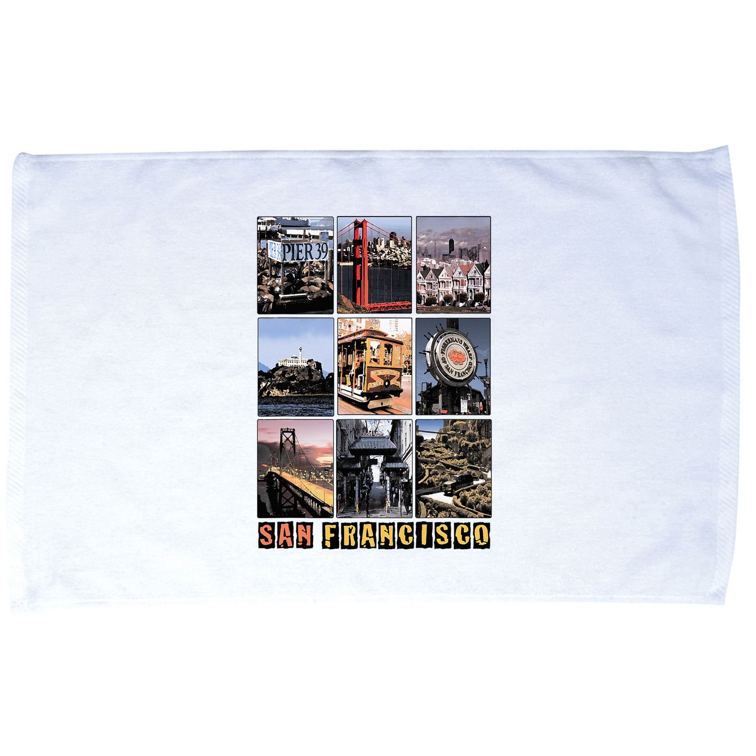California Cali Life Los Angeles San Francisco Microfiber Hand Towel