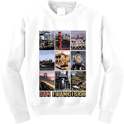 California Cali Life Los Angeles San Francisco Kids Sweatshirt