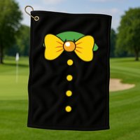 Clown Costume Lazy Diy Halloween Funny Horror Circus Party Funny Gift Golf Towel