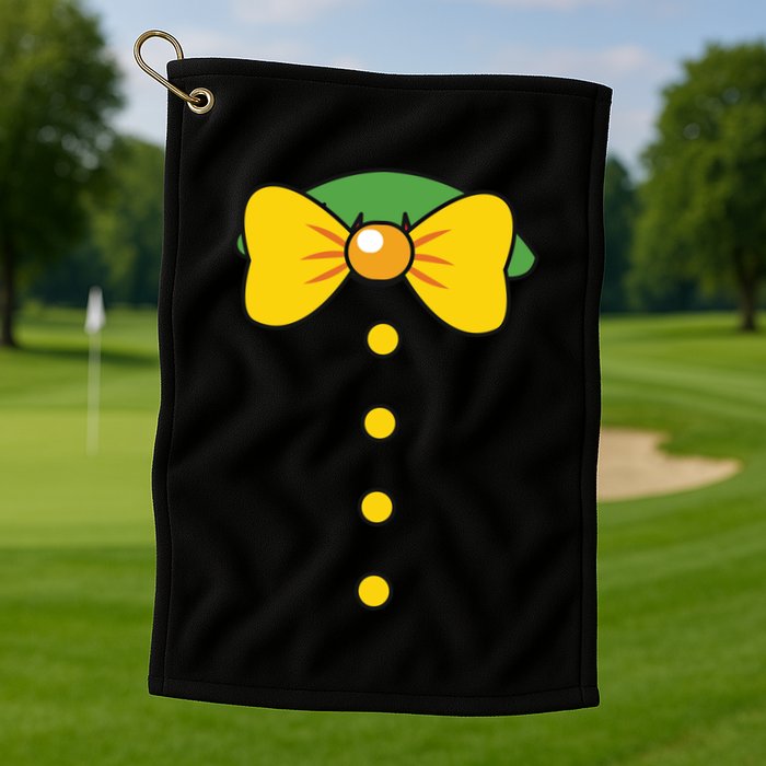 Clown Costume Lazy Diy Halloween Funny Horror Circus Party Funny Gift Golf Towel