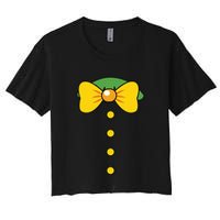 Clown Costume Lazy Diy Halloween Funny Horror Circus Party Funny Gift Women's Crop Top Tee