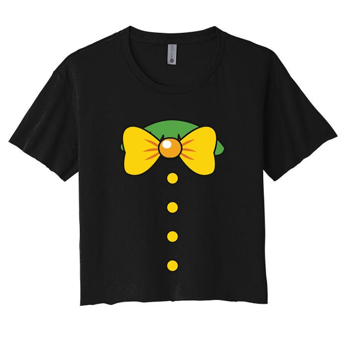 Clown Costume Lazy Diy Halloween Funny Horror Circus Party Funny Gift Women's Crop Top Tee