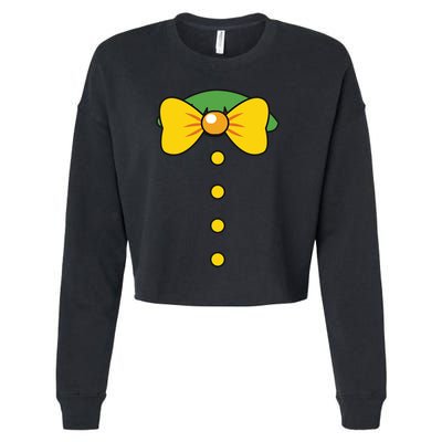 Clown Costume Lazy Diy Halloween Funny Horror Circus Party Funny Gift Cropped Pullover Crew