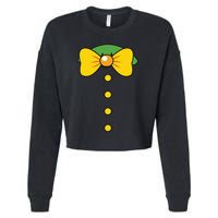 Clown Costume Lazy Diy Halloween Funny Horror Circus Party Funny Gift Cropped Pullover Crew